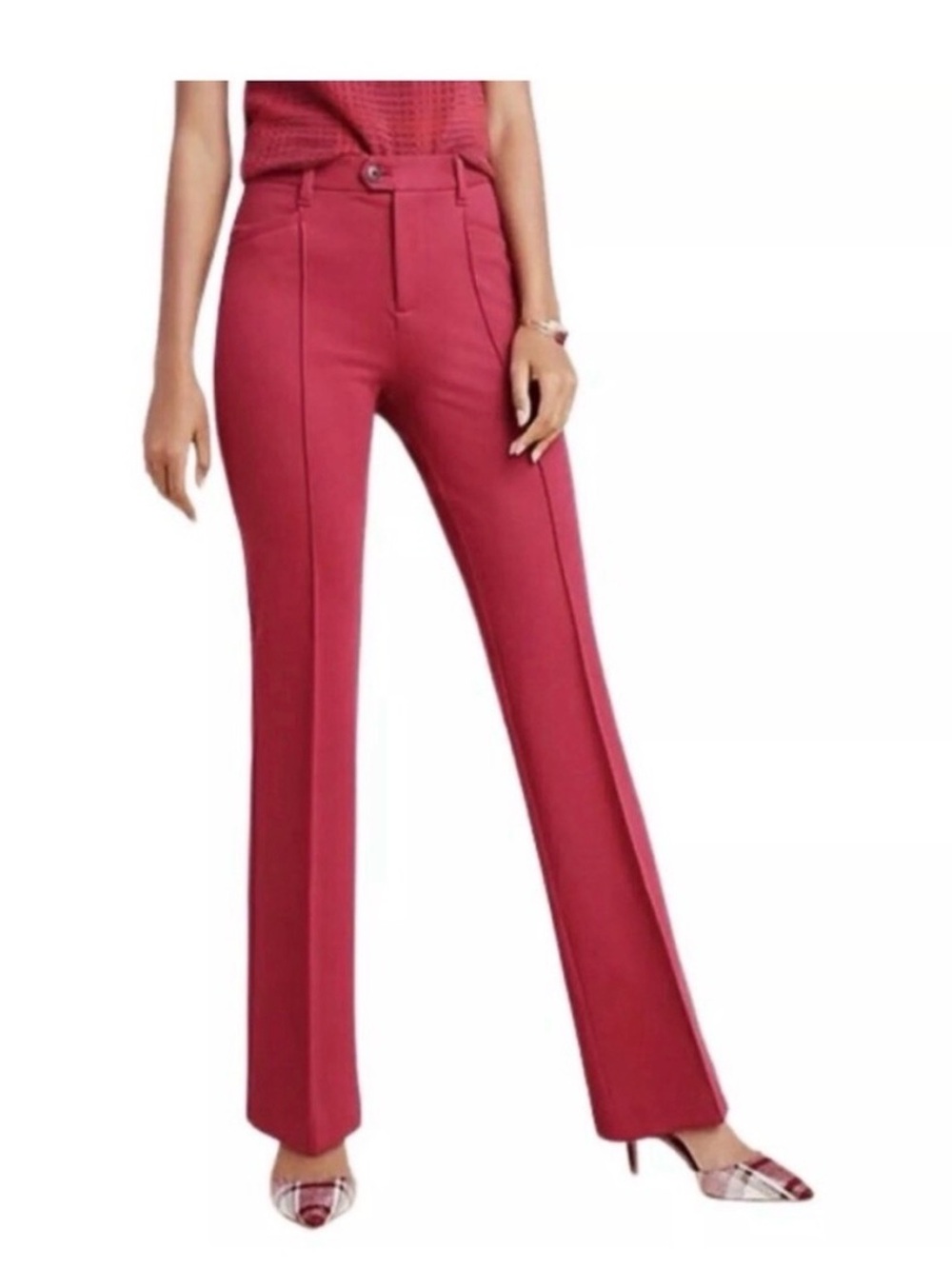 NWT Anthropologie Essential Flared Trousers